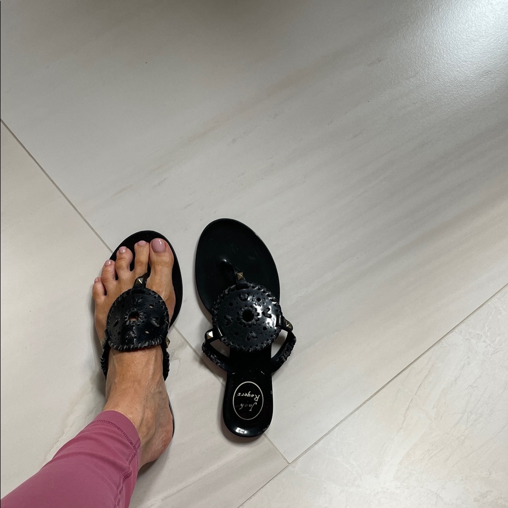Jack Rodgers Black  Sandals jelly